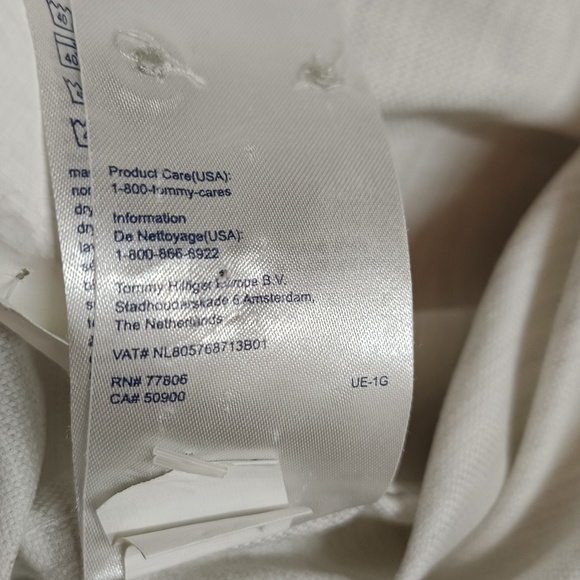 Tommy Hilfiger Off White Regular Fit Formal Men's Shirt - Picture 11 of 14